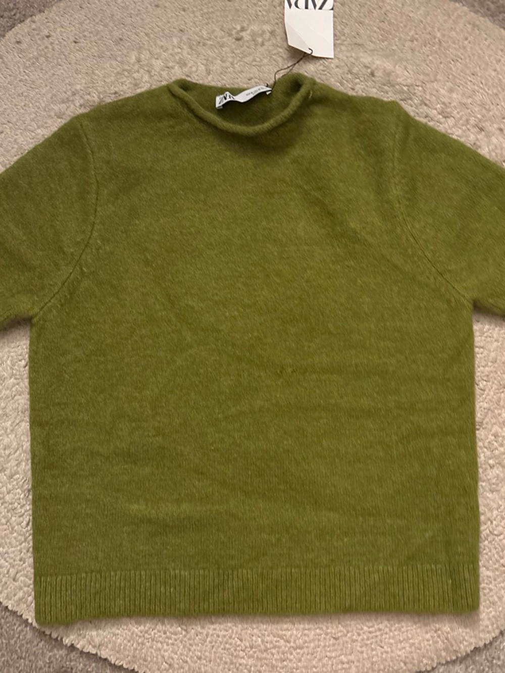 Zara short sleeve sweater